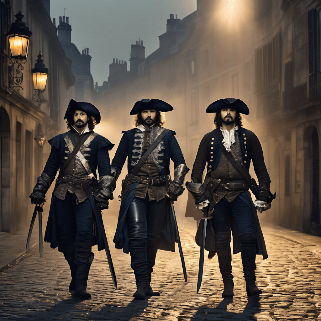 Los tres mosqueteros y la amistad heroica