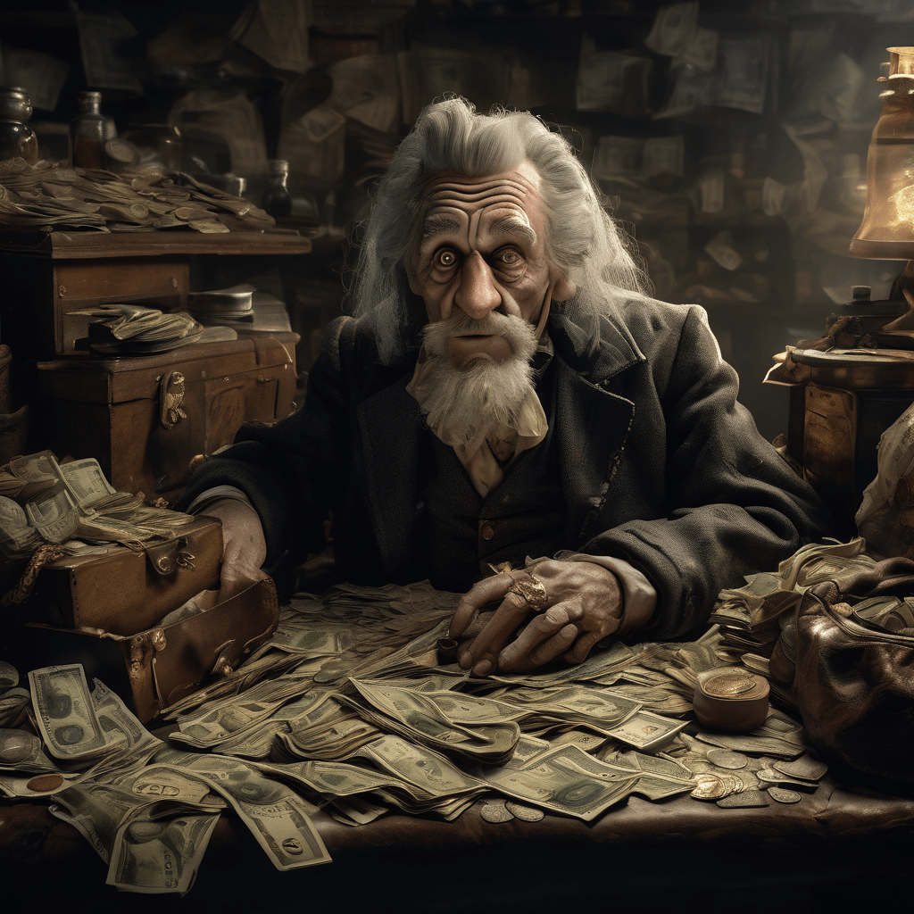 El avaro y la obsesión por el dinero
